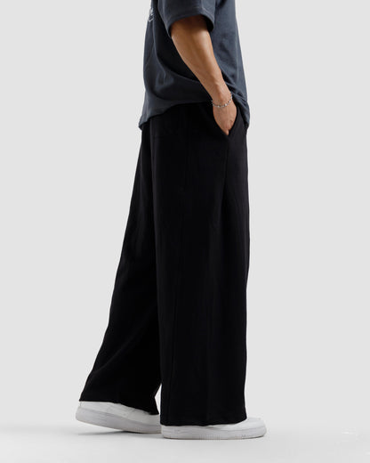Straight-Leg Baggy Trousers