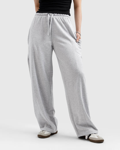 Straight-Leg Baggy Trousers