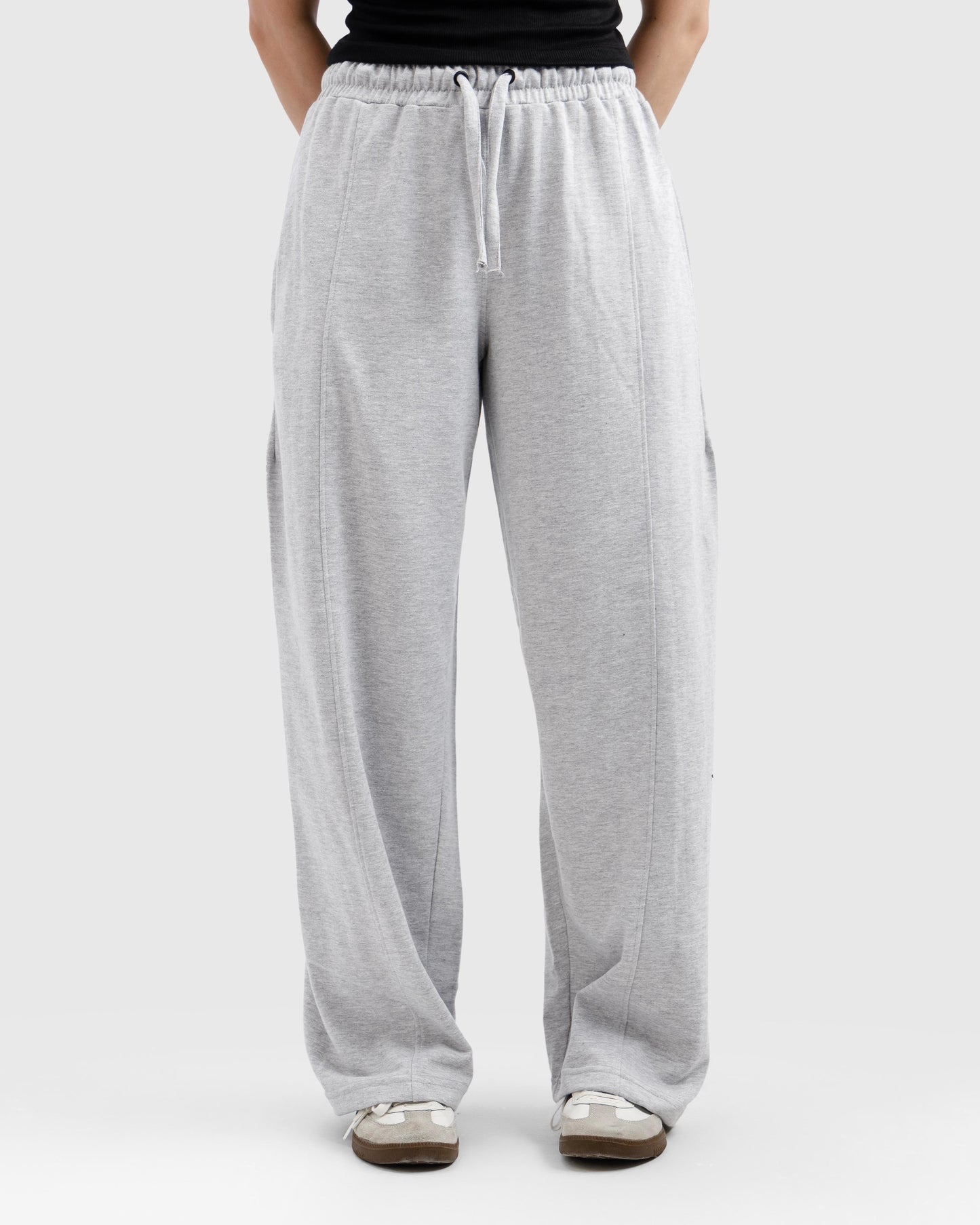 Straight-Leg Baggy Trousers