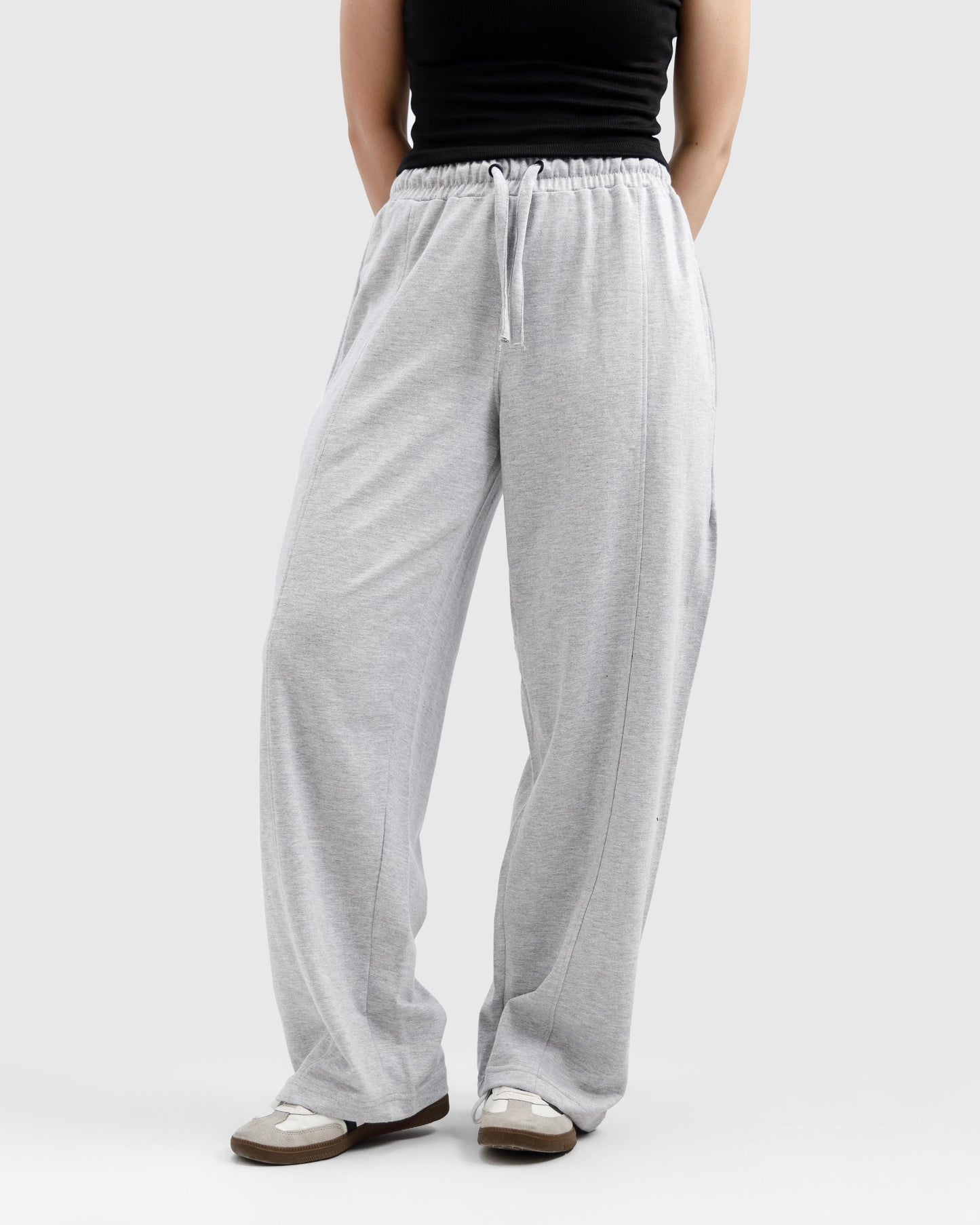 Straight-Leg Baggy Trousers
