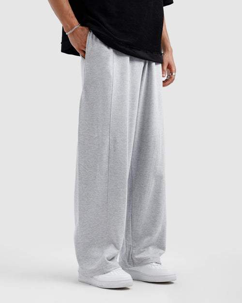 Straight-Leg Baggy Trousers