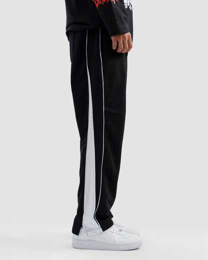 Straight Trousers With Piping Detail