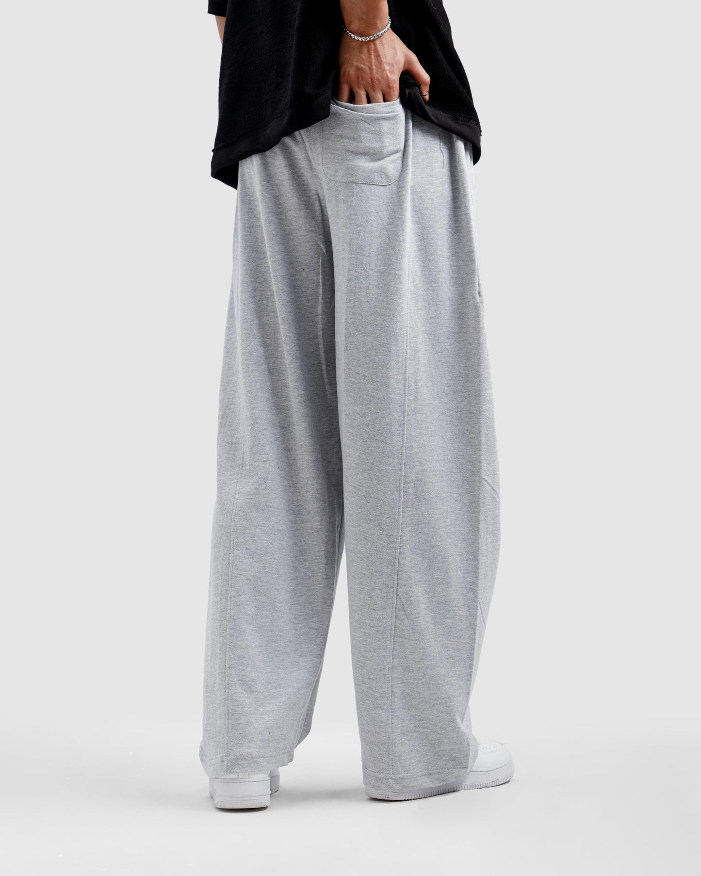 Straight-Leg Baggy Trousers