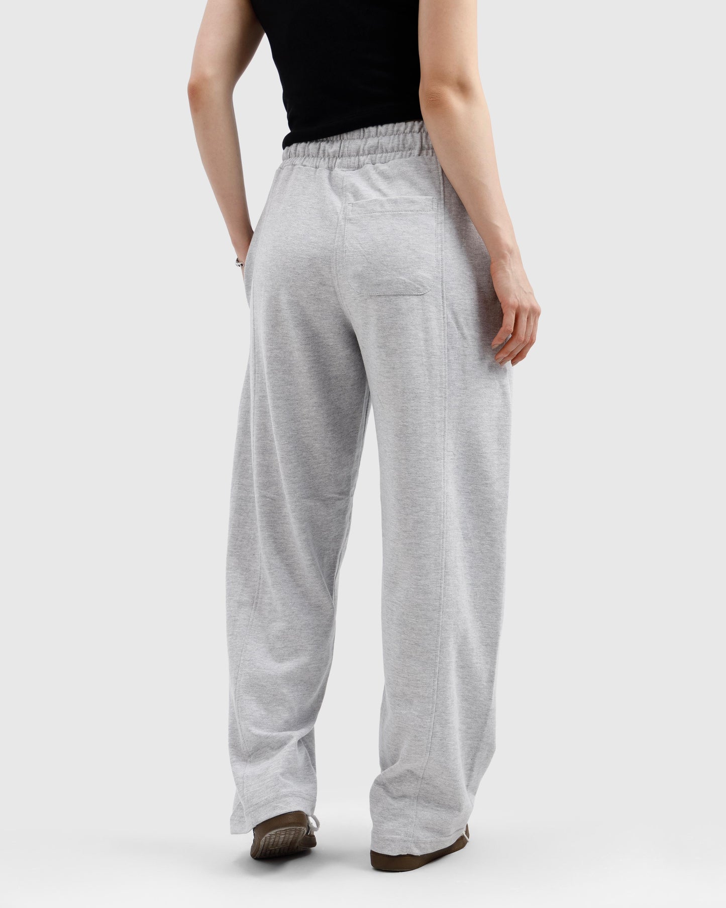 Straight-Leg Baggy Trousers