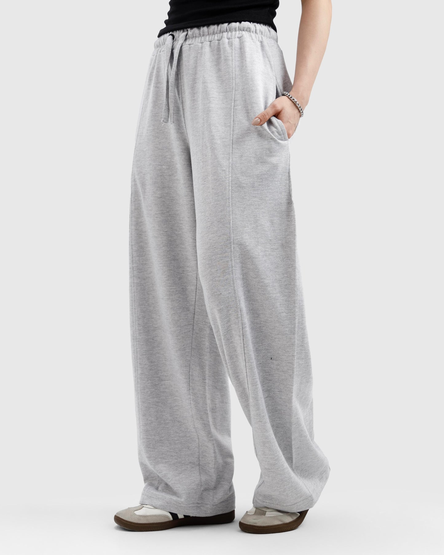 Straight-Leg Baggy Trousers