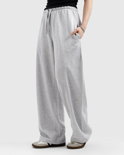 Straight-Leg Baggy Trousers