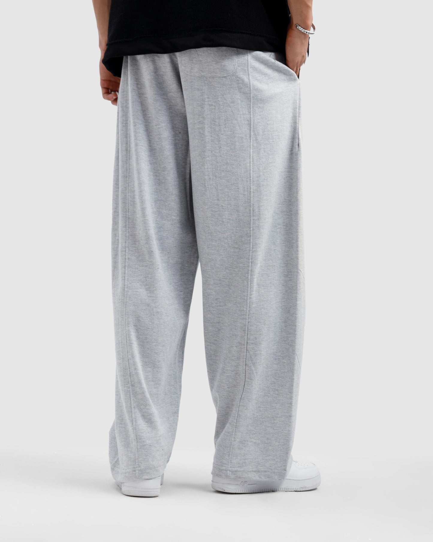 Straight-Leg Baggy Trousers