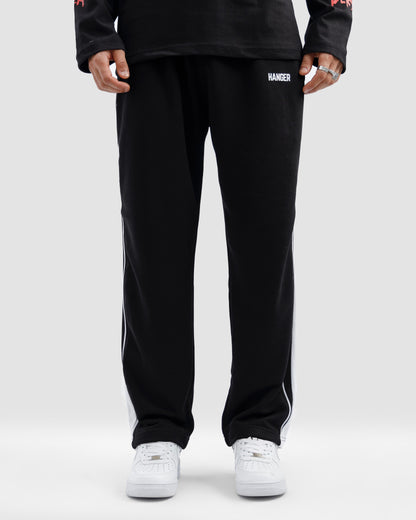 Straight Trousers With Piping Detail