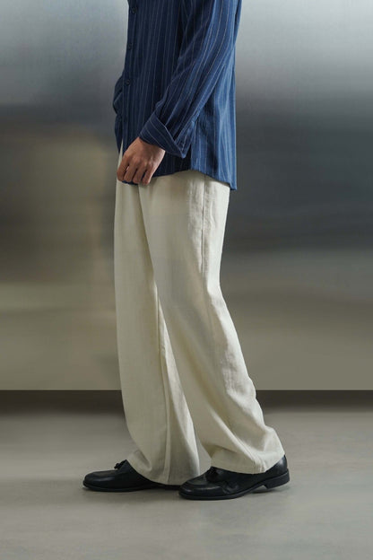 PLEATED COMFORT PANTS