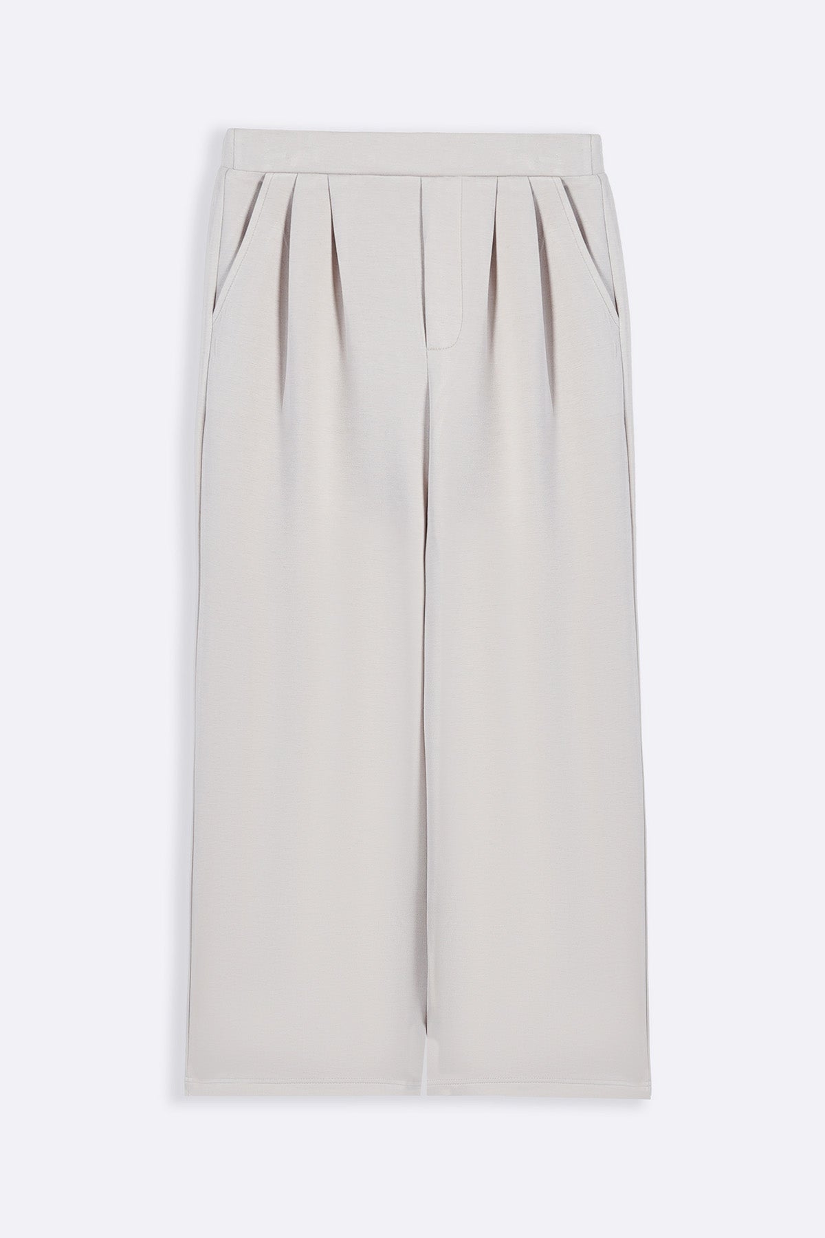 PLEATED WIDE-LEG PANTS