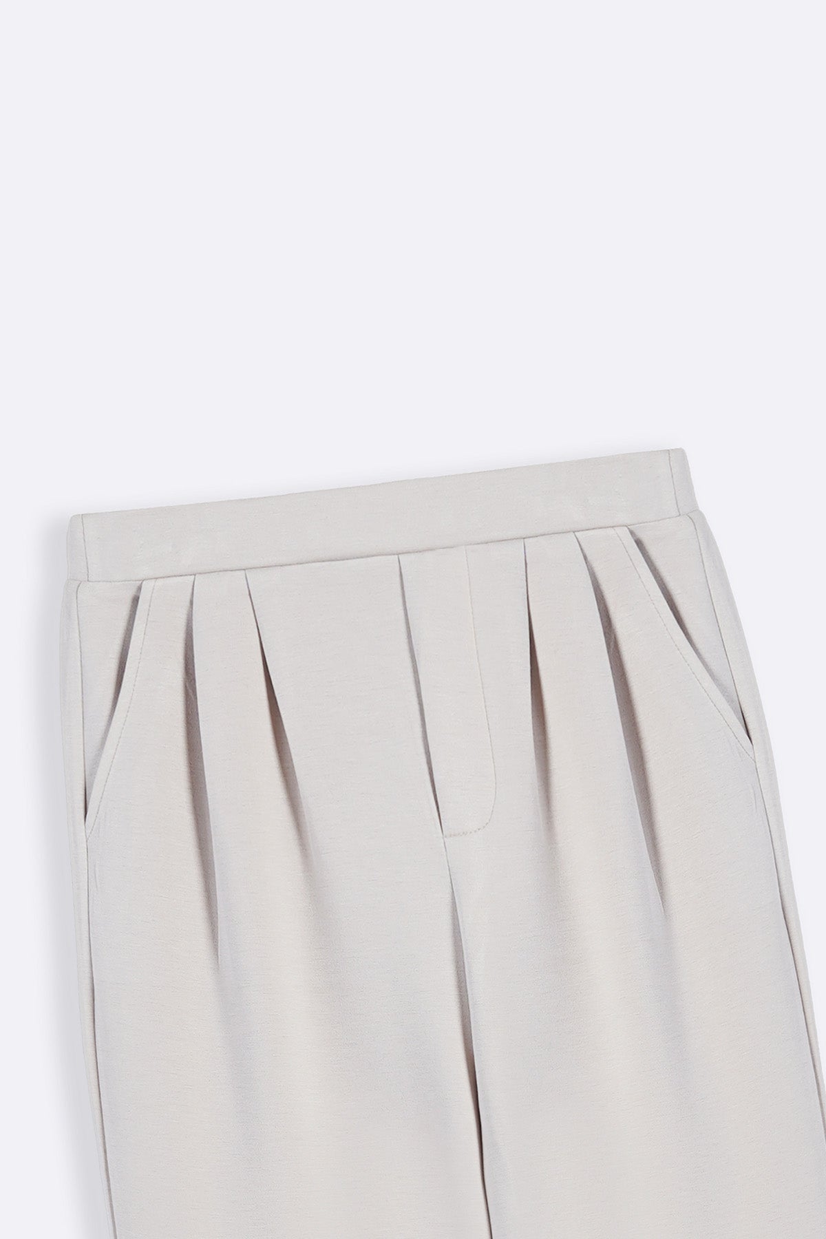 PLEATED WIDE-LEG PANTS