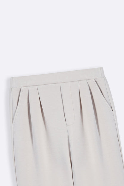 PLEATED WIDE-LEG PANTS